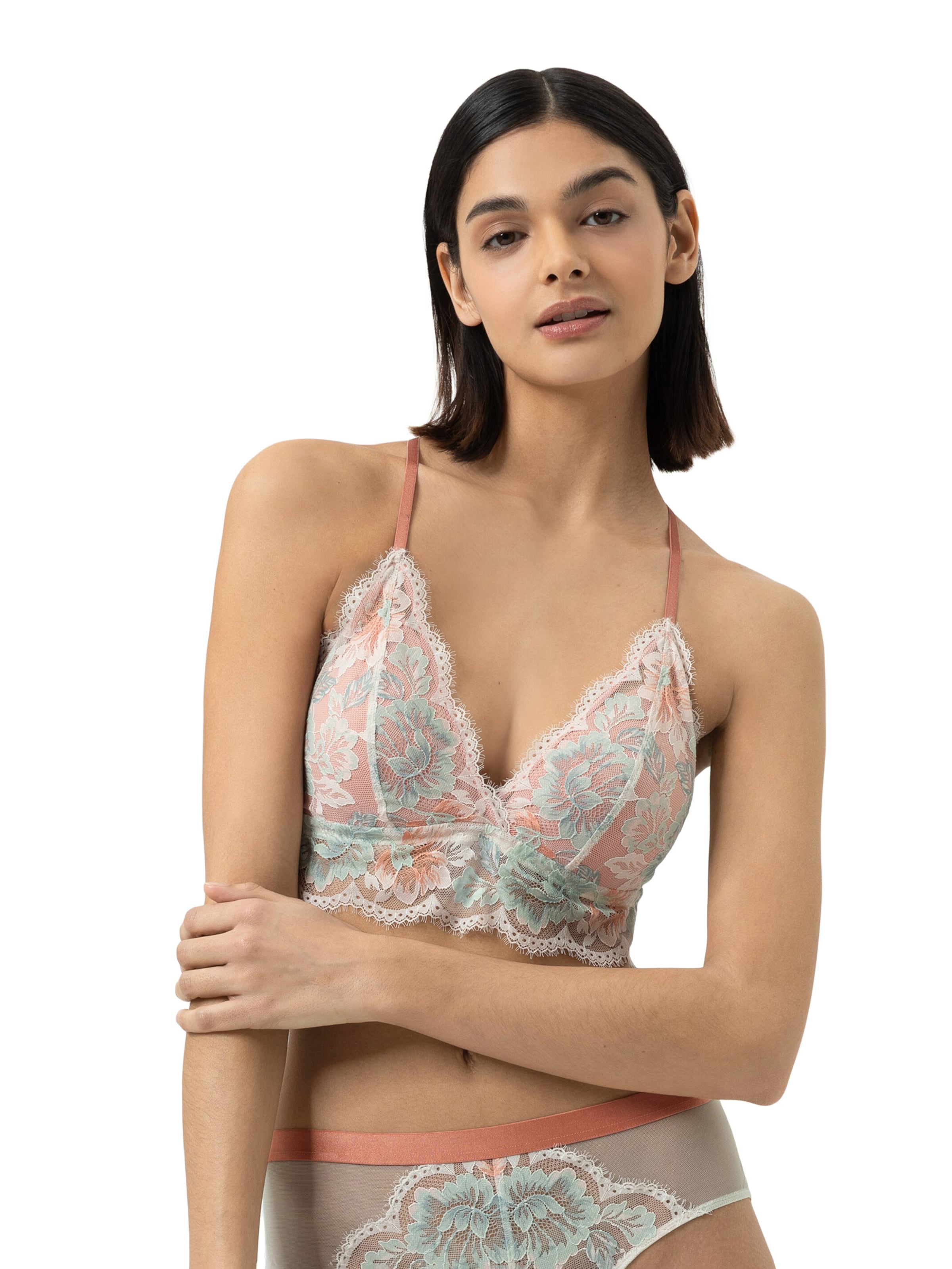 Triangle Soutien-gorge 'Poetry Vogue' Mey en orange