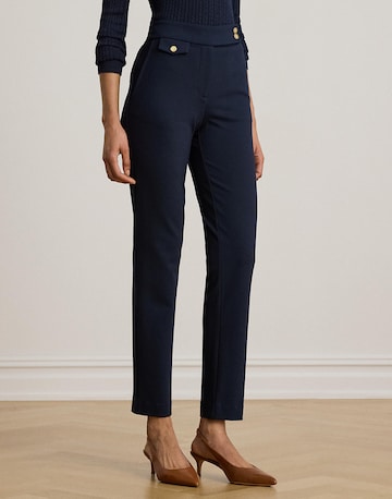 Lauren Ralph Lauren Slimfit Παντελόνι 'MODERN PONTE' σε μπλε: μπροστά