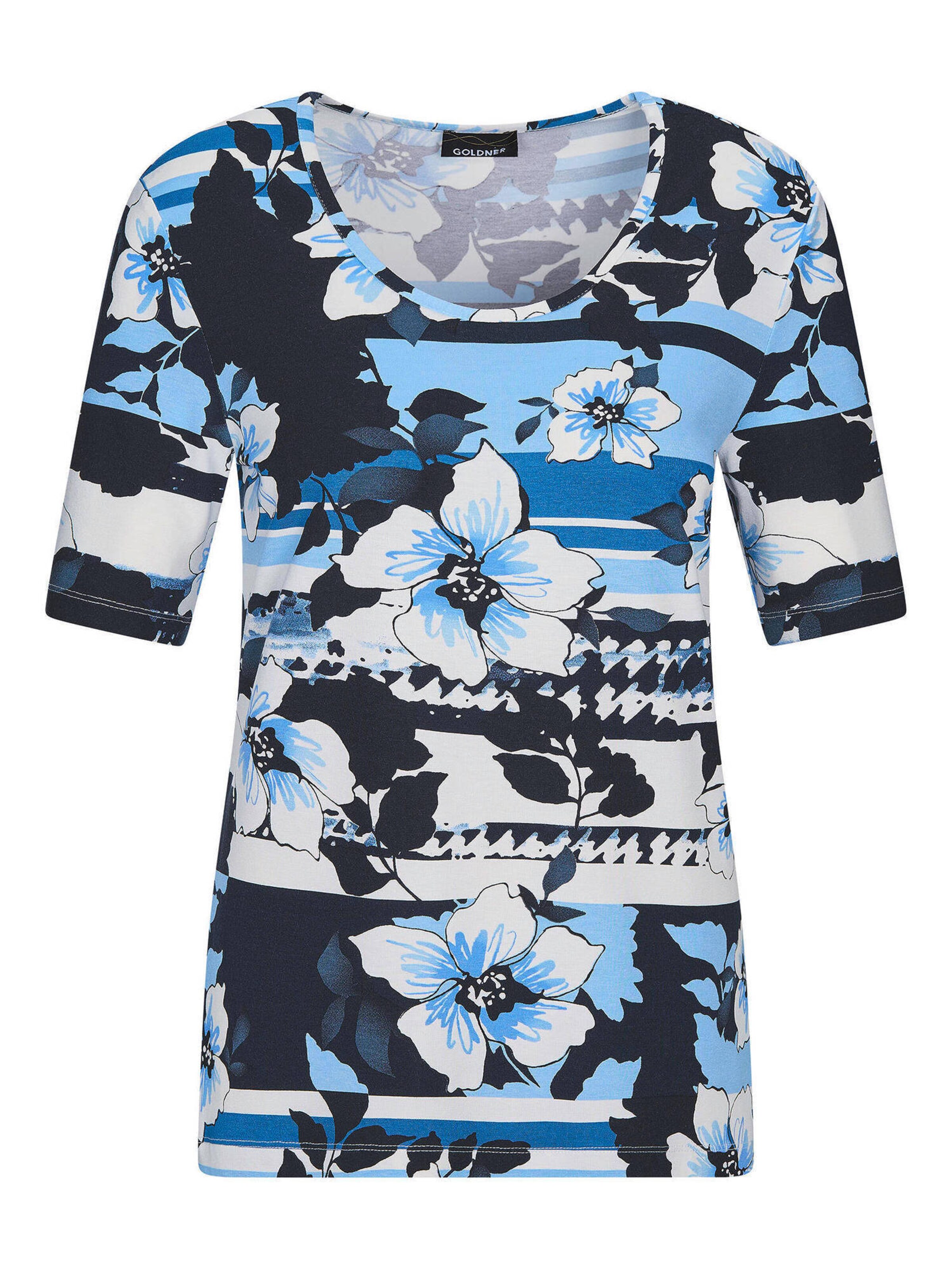 Goldner Shirt in de kleur Blauw / Gemengde kleuren, Productweergave