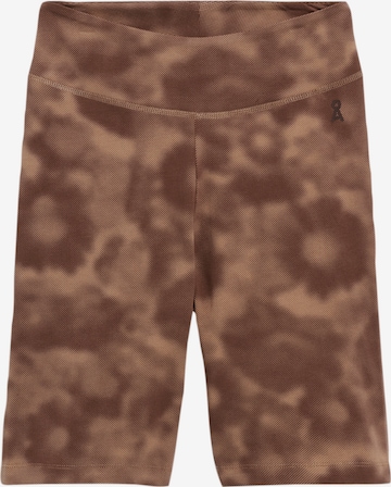 Regular Leggings 'Nedaa Autumn Garden' ARMEDANGELS en marron : devant