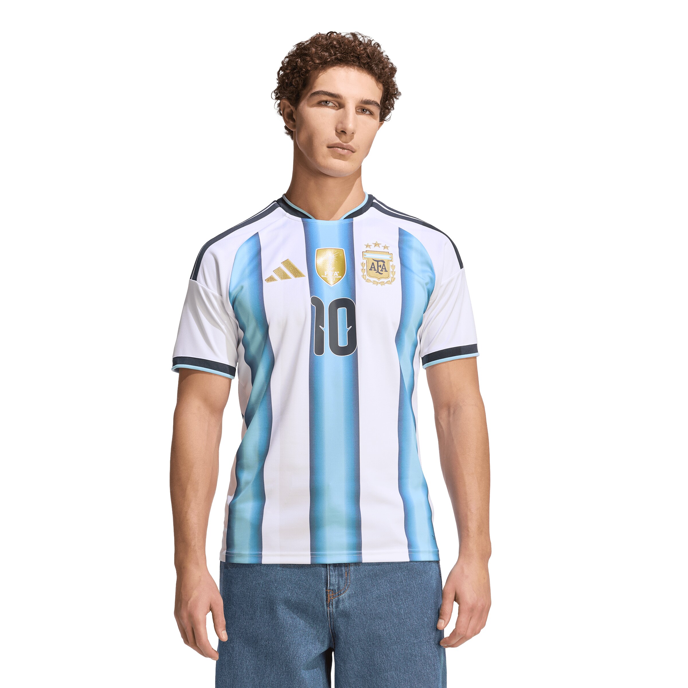 Maillot 'Argentinen 26 Messi Replica' ADIDAS PERFORMANCE en blanc : devant