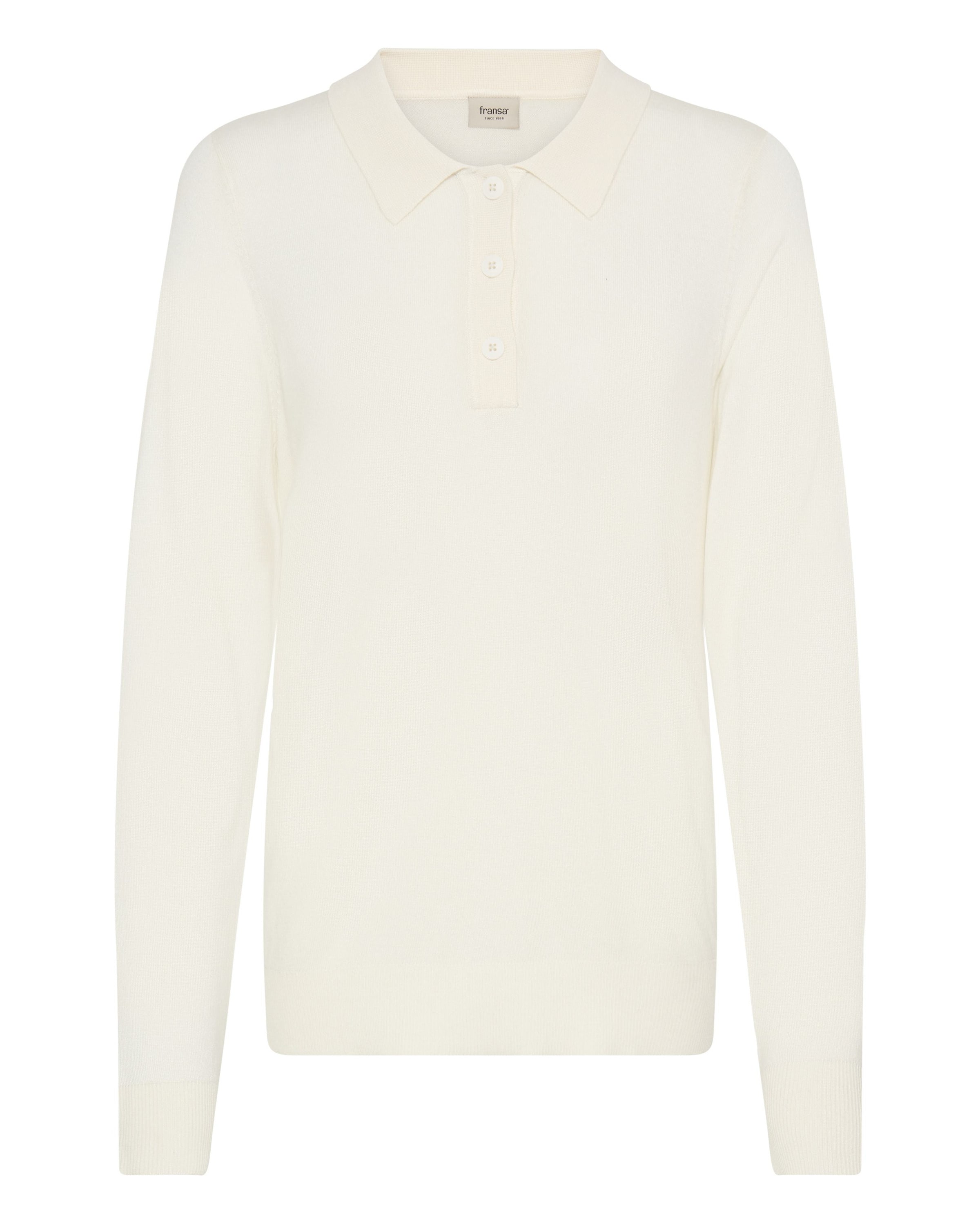 Fransa Pullover in Weiß: Vorderseite