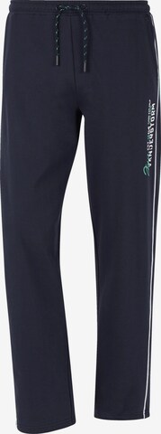 Loosefit Pantalon ' Kalevi ' Jan Vanderstorm en bleu : devant