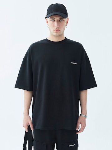 Loosefit Maglietta 'Keller' di VAMOS CLO in nero: frontale