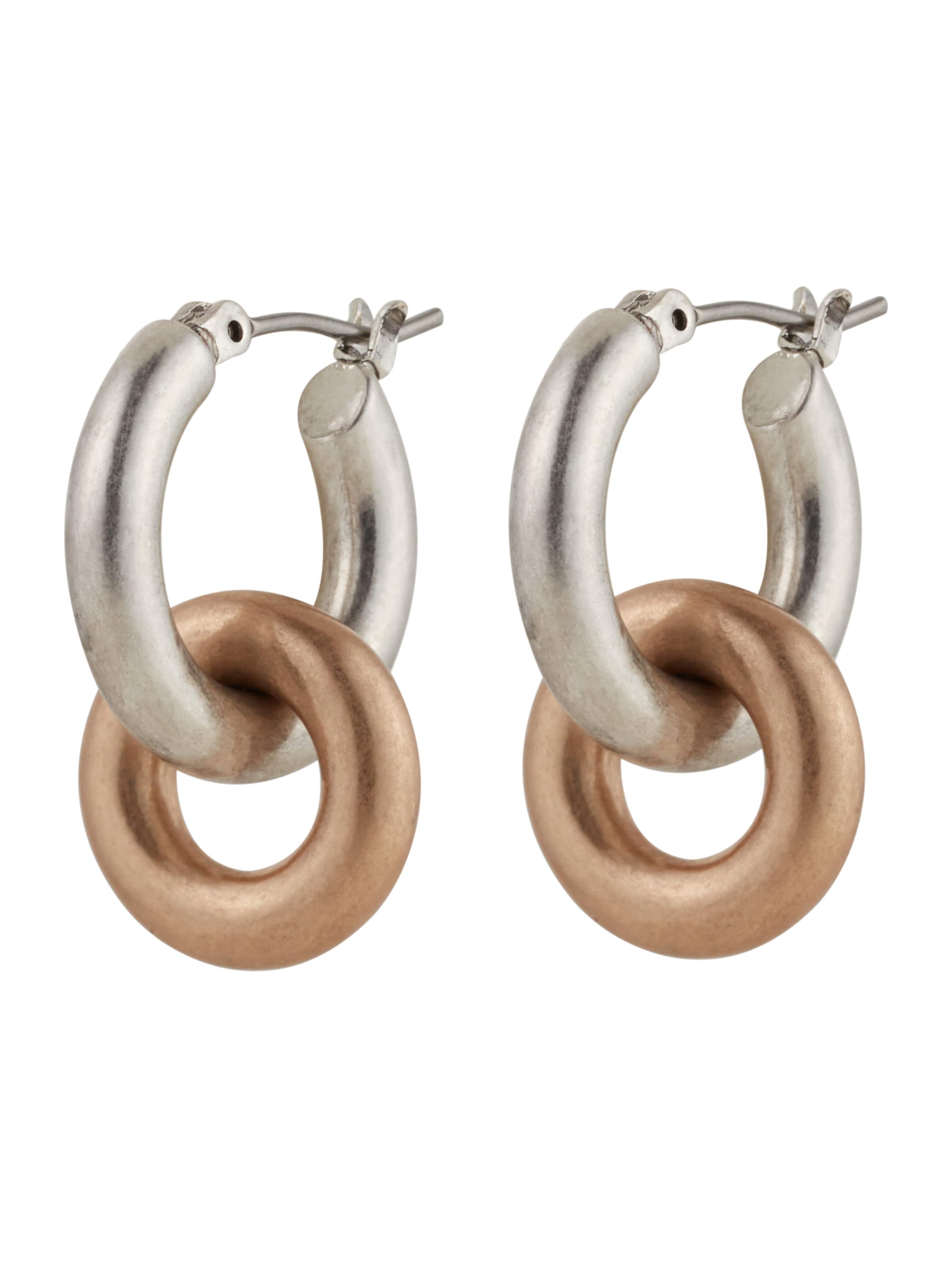 AllSaints Náušnice - Strieborná: predná strana