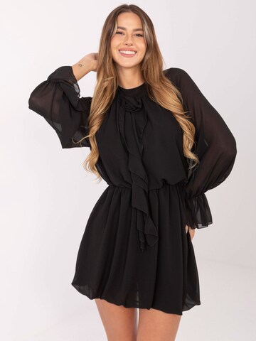 Madnezz House Dress 'Sukienka-MI-SK-A1554.26-bordowy' in Black: front
