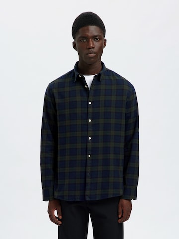 SELECTED Regular fit Ing 'SLHREGNOAH' - zöld: elől