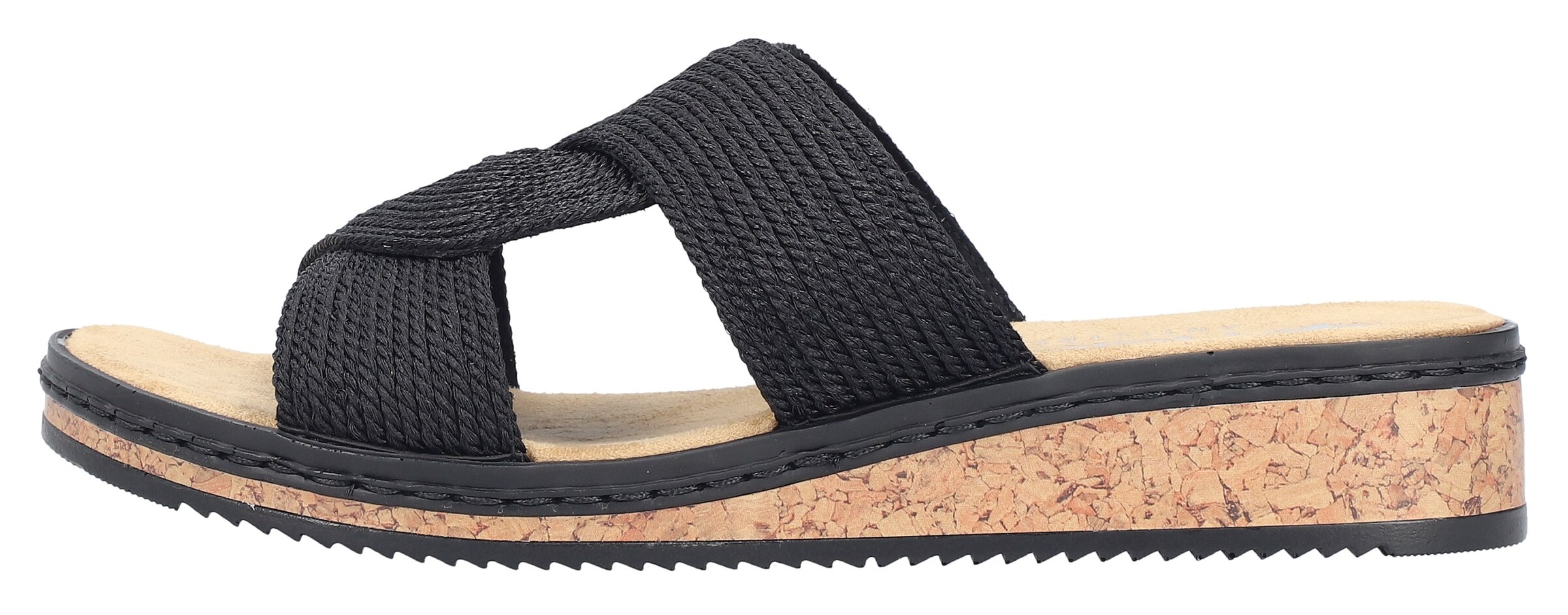 Rieker Pantolette in Schwarz