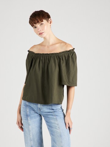 T-shirt GAP en vert : devant