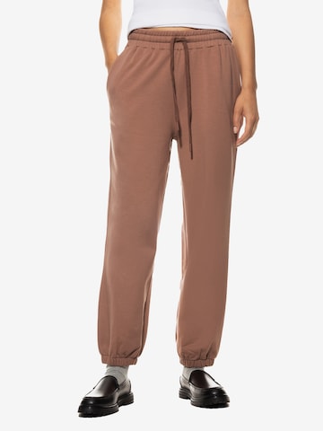 Mey Tapered Pants 'Rose' in Brown: front