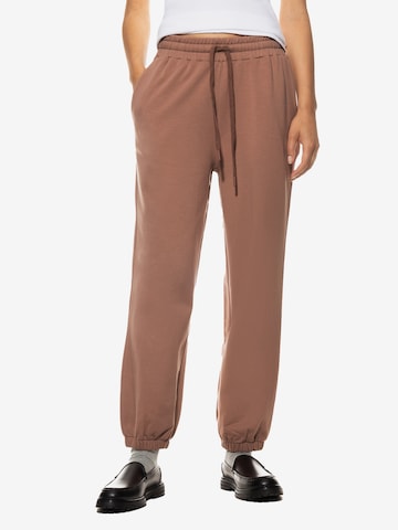 Mey Tapered Broek 'Rose' in Bruin: voorkant