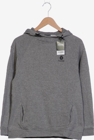 Hummel Sweatshirt & Zip-Up Hoodie in L in Grey: front