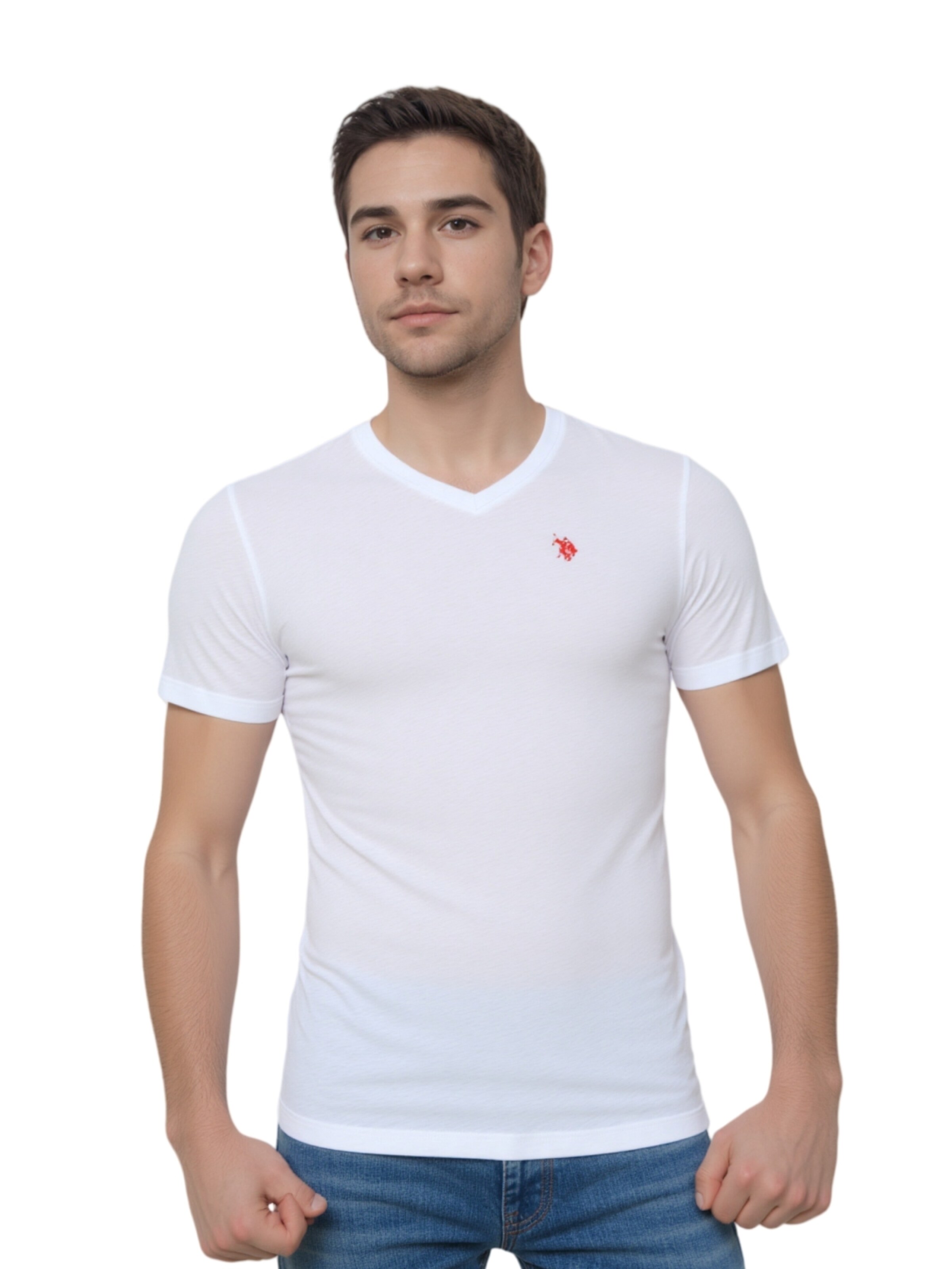 U.S. POLO ASSN. Bluser & t-shirts i hvid: forside