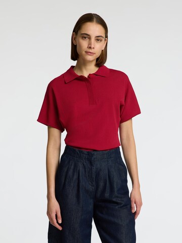 T-shirt SELECTED FEMME en rouge : devant