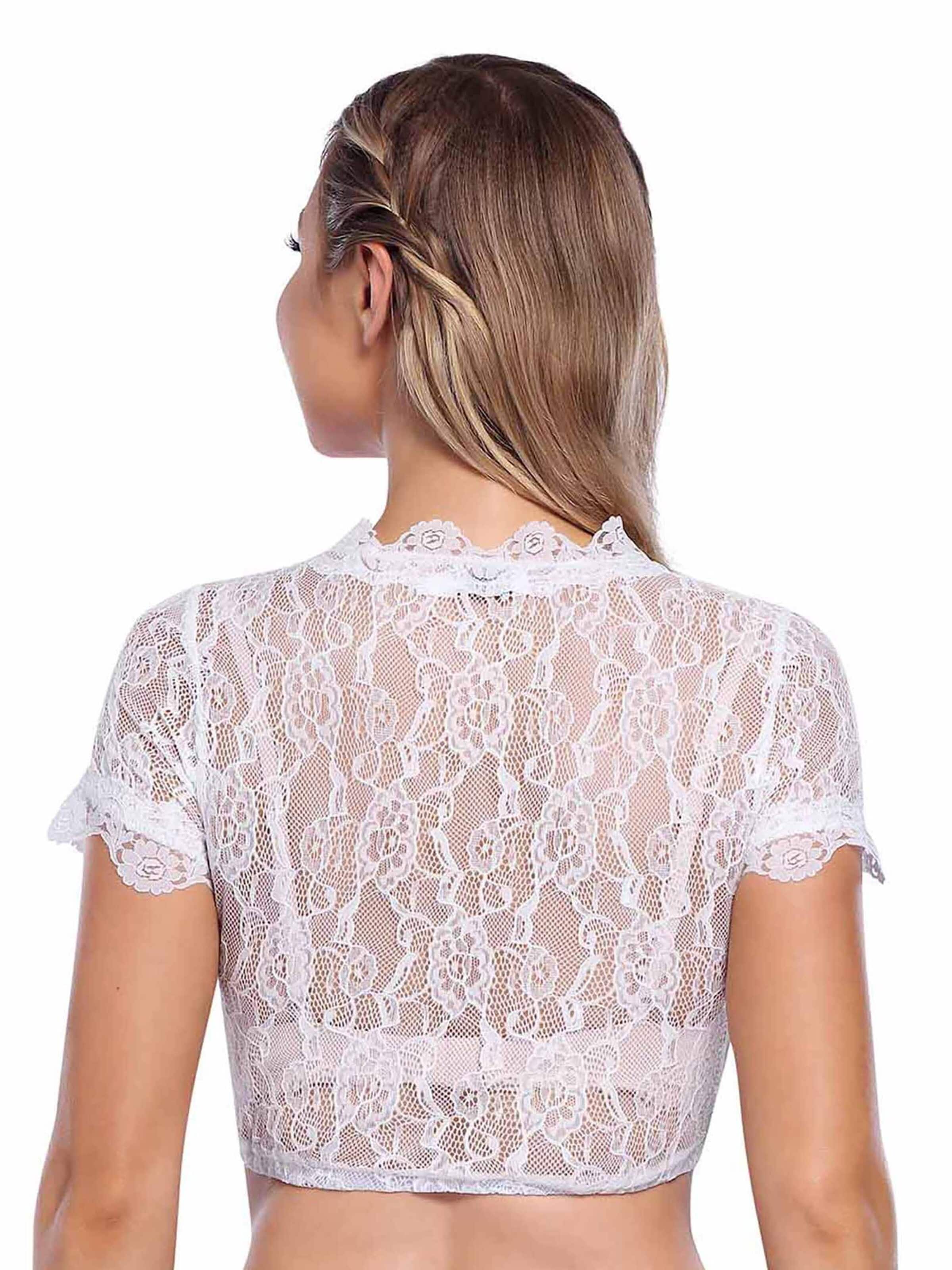 Yesfashion Trachtenbluse‌‌‌‌‌‌‌‌‌‌ in Weiß