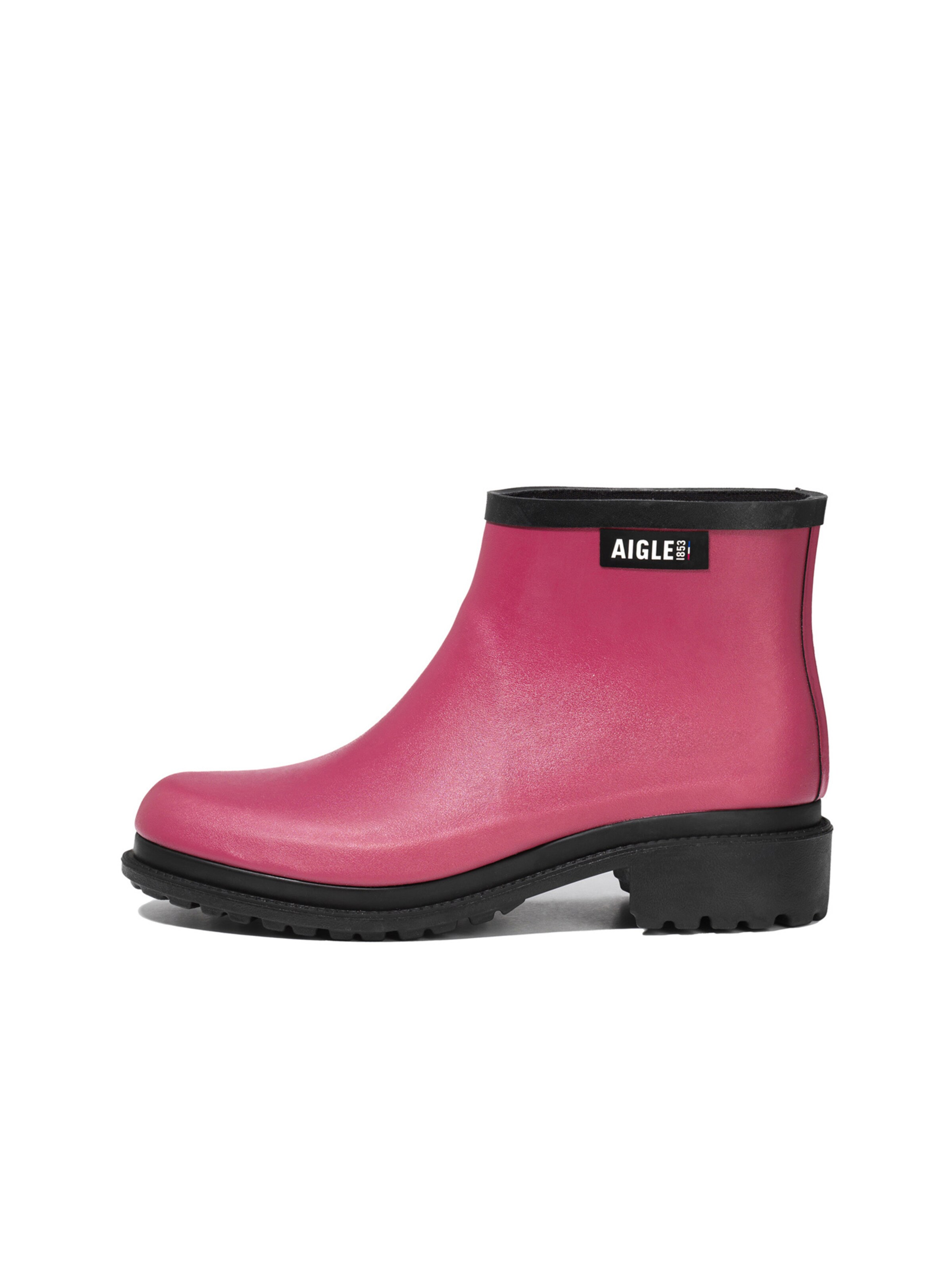 Bottes en caoutchouc 'Fulfeel' AIGLE en rose : devant