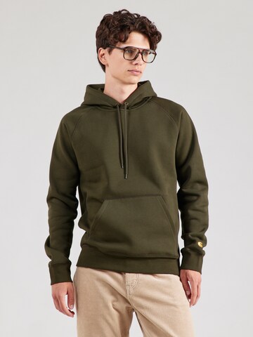 Bluză de molton 'Chase' de la Carhartt WIP pe verde: față