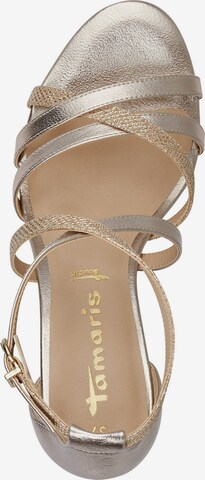 TAMARIS Strap Sandals in Gold