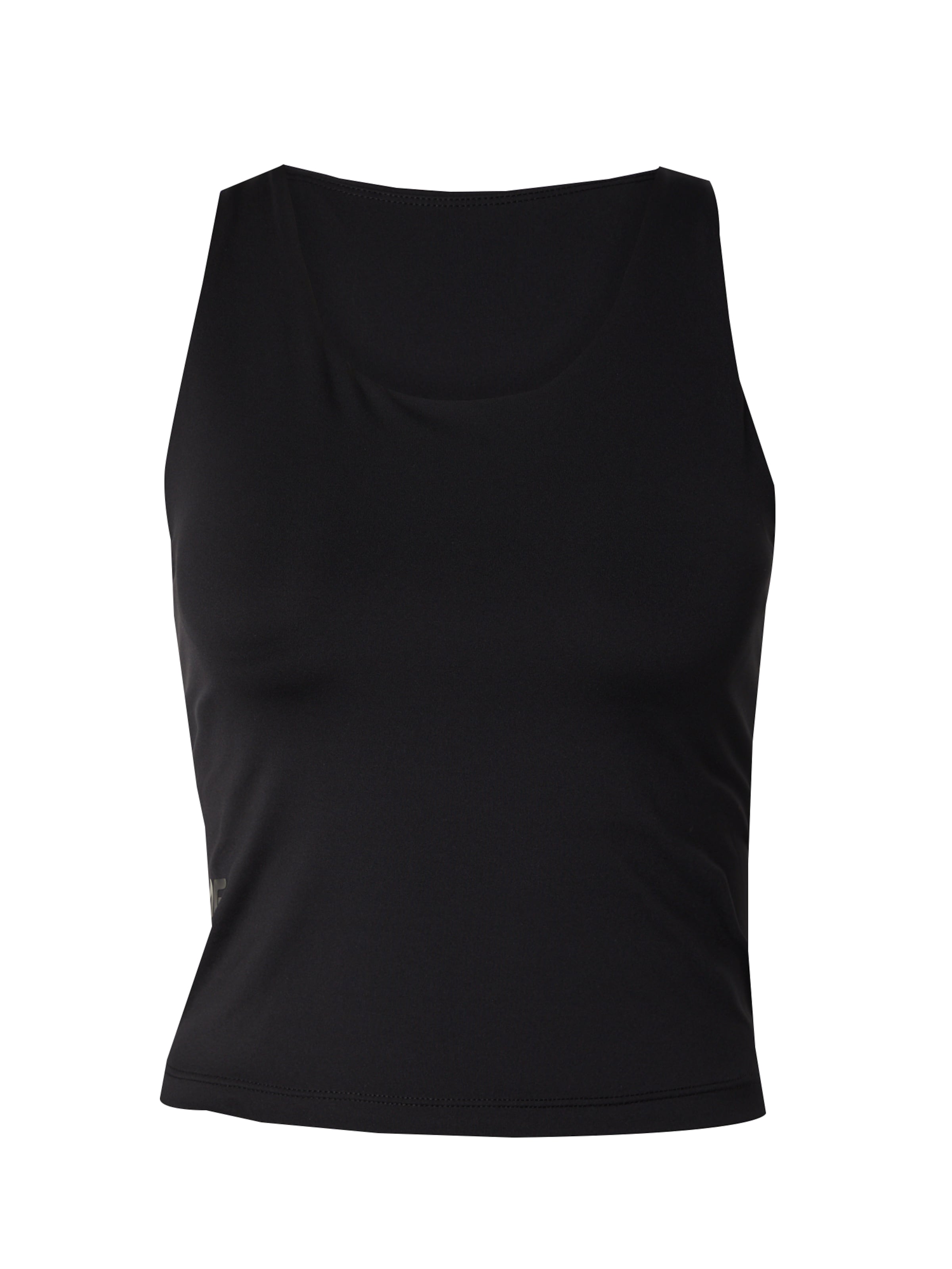 4F Sporttop in Schwarz: Vorderseite