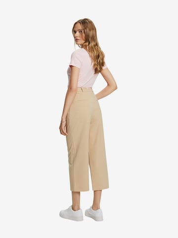 ESPRIT Regular Broek in Beige