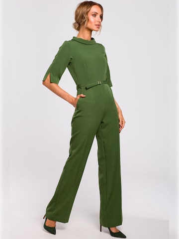 made of emotion - Jumpsuit en verde: frente