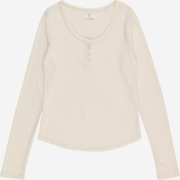 smėlio Abercrombie & Fitch Marškinėliai: priekis