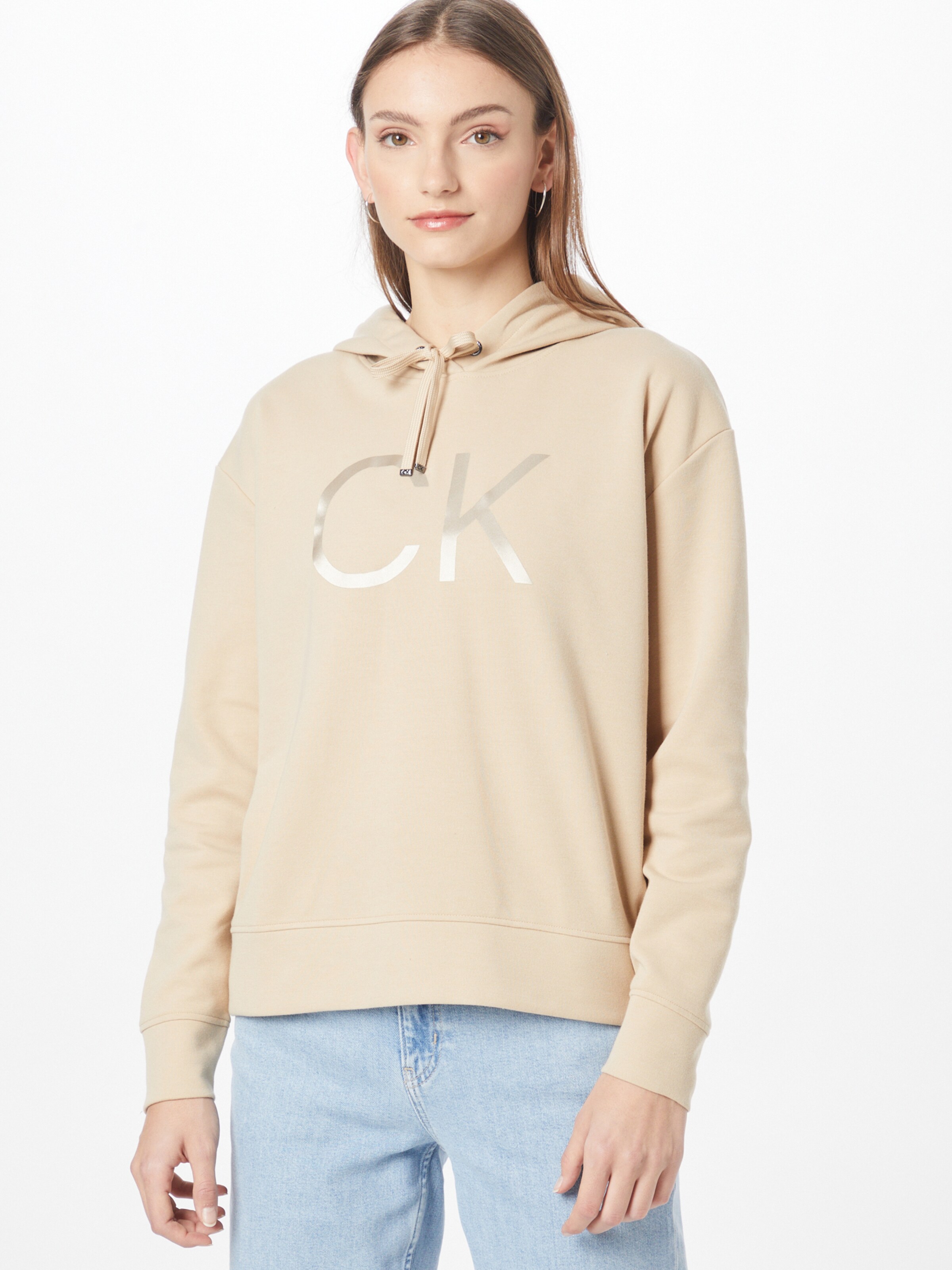 beige calvin klein jumper