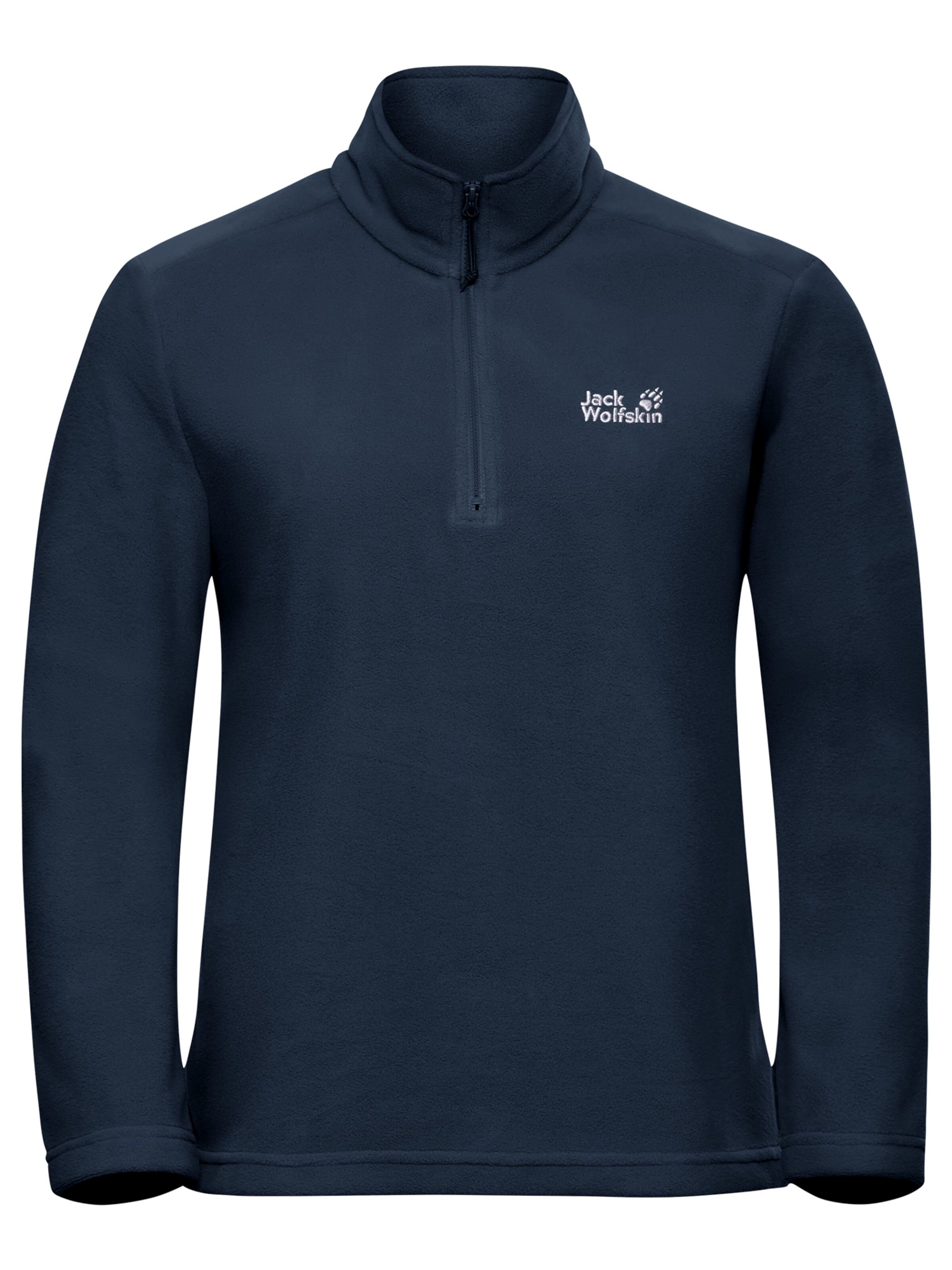 JACK WOLFSKIN Pullover 'Taunus 100 Half-Zip'‌‌‌‌‌‌ in Blau: Vorderseite