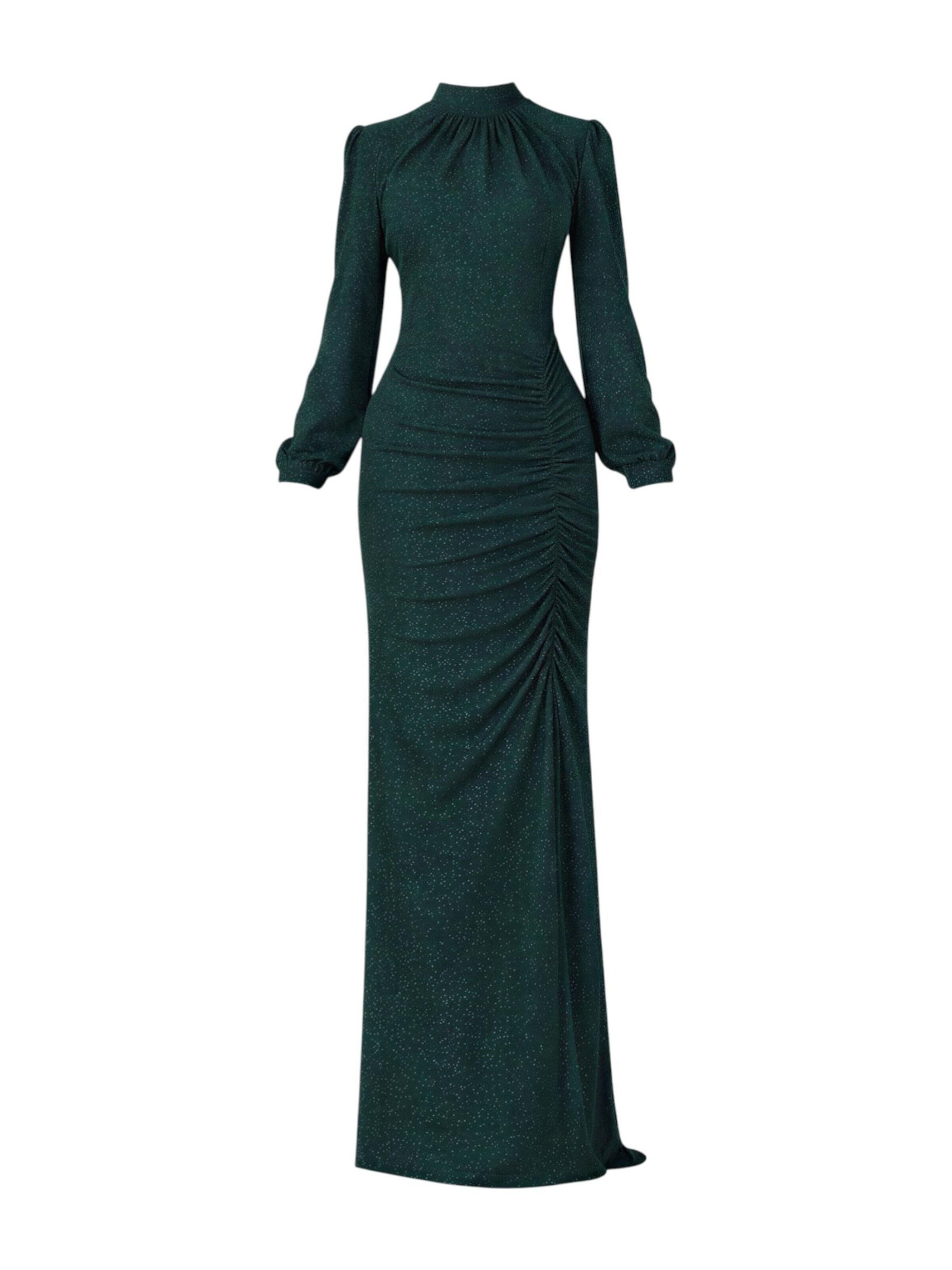 Abito da sera 'RÜYA' di fashionshowcase in verde: frontale
