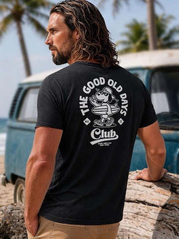 Neverless Shirt 'Good old Days' in Black