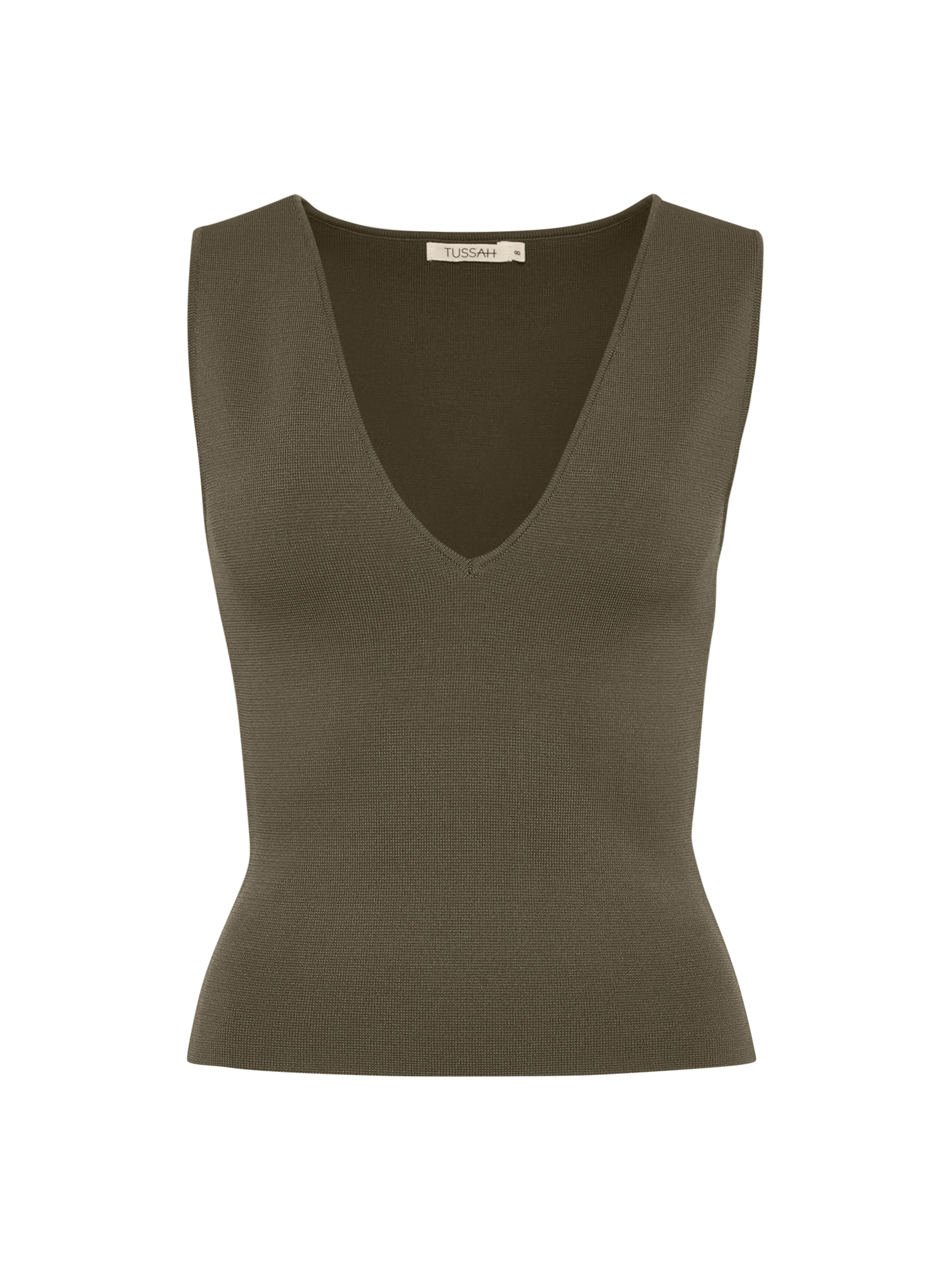 Tussah T-shirt 'TANYA' i grön: framsida