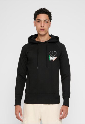 MT Men Sweatshirt in Schwarz: Vorderseite