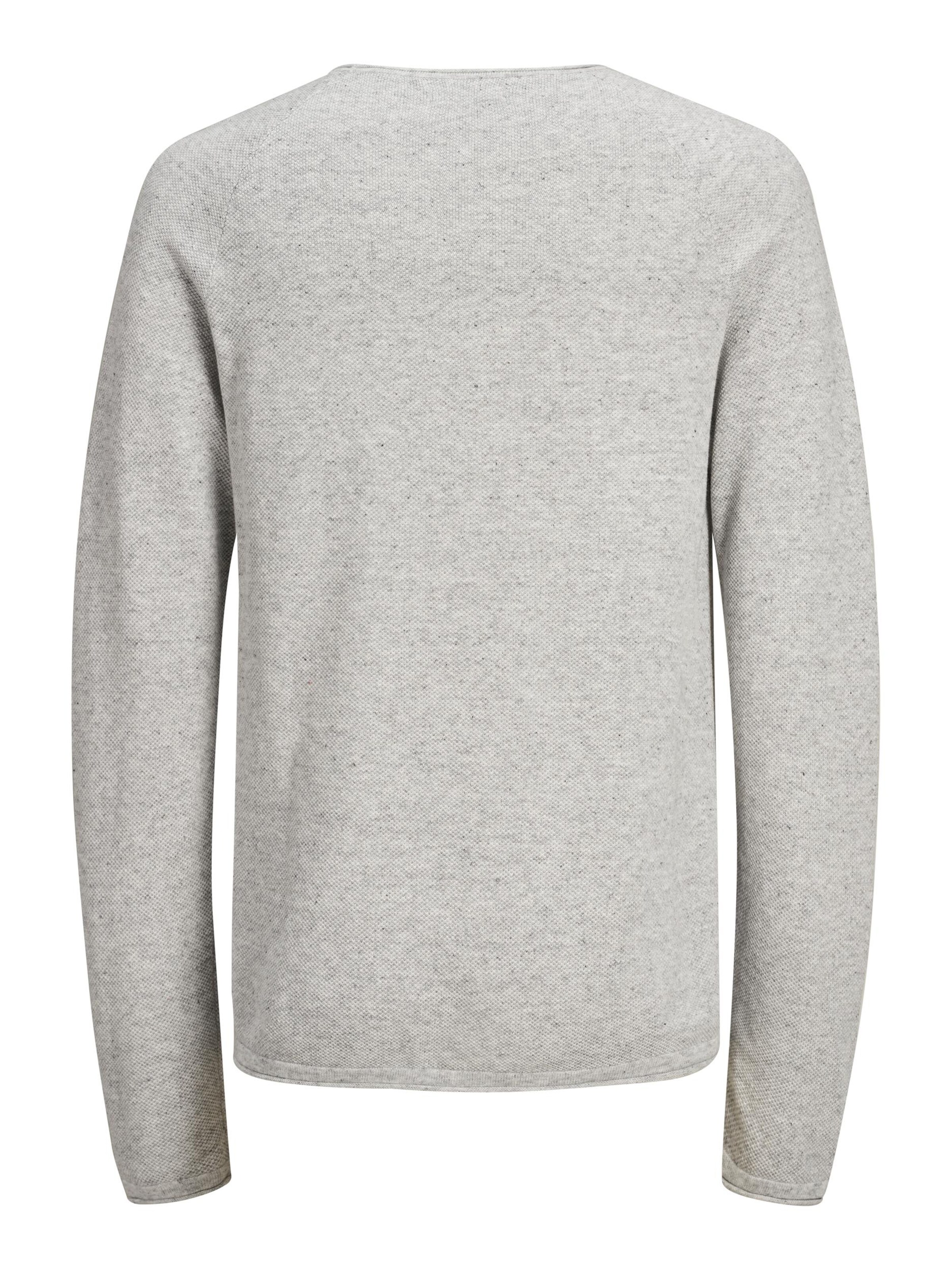 JACK & JONES Pullover 'HILL' in Grau