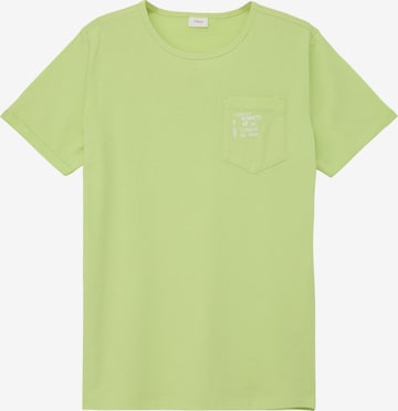 T-Shirt s.Oliver en vert : devant