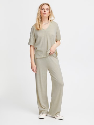 Regular Pantalon 'YOSE' ICHI en beige