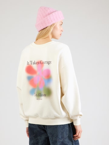 mazine Sweatshirt i vit: framsida