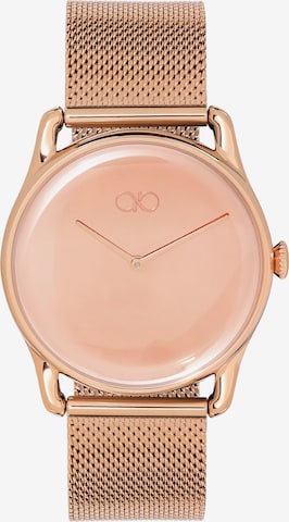 August Berg Analog Watch 'Reflexion' in Gold: front