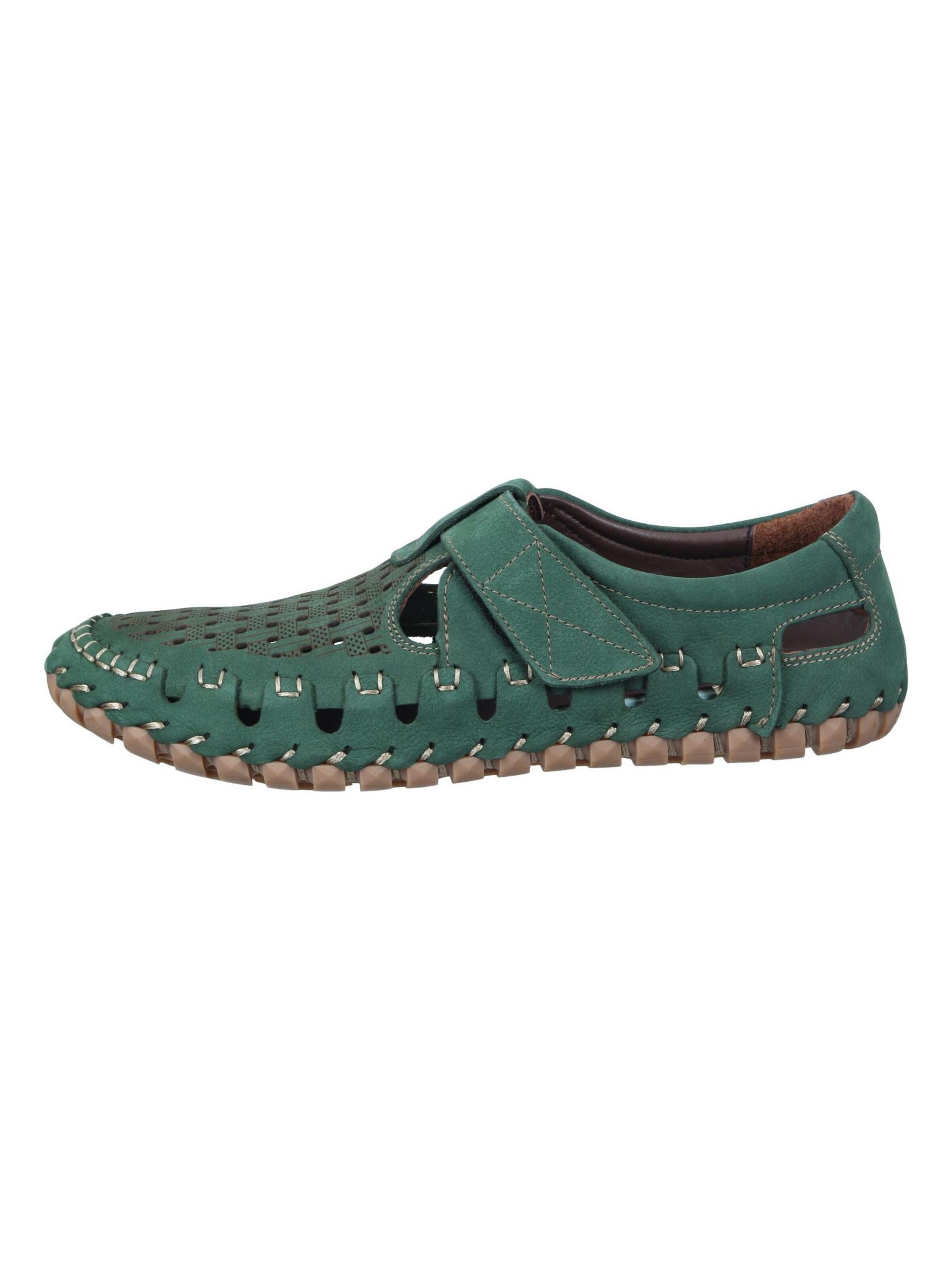 MANITU Classic Flats 'Slings' in Green