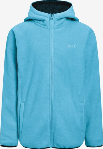 BENCH Fleece Jacket 'Draken' in Blue: front