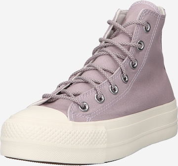 CONVERSE High-Top Sneakers in Purple: front