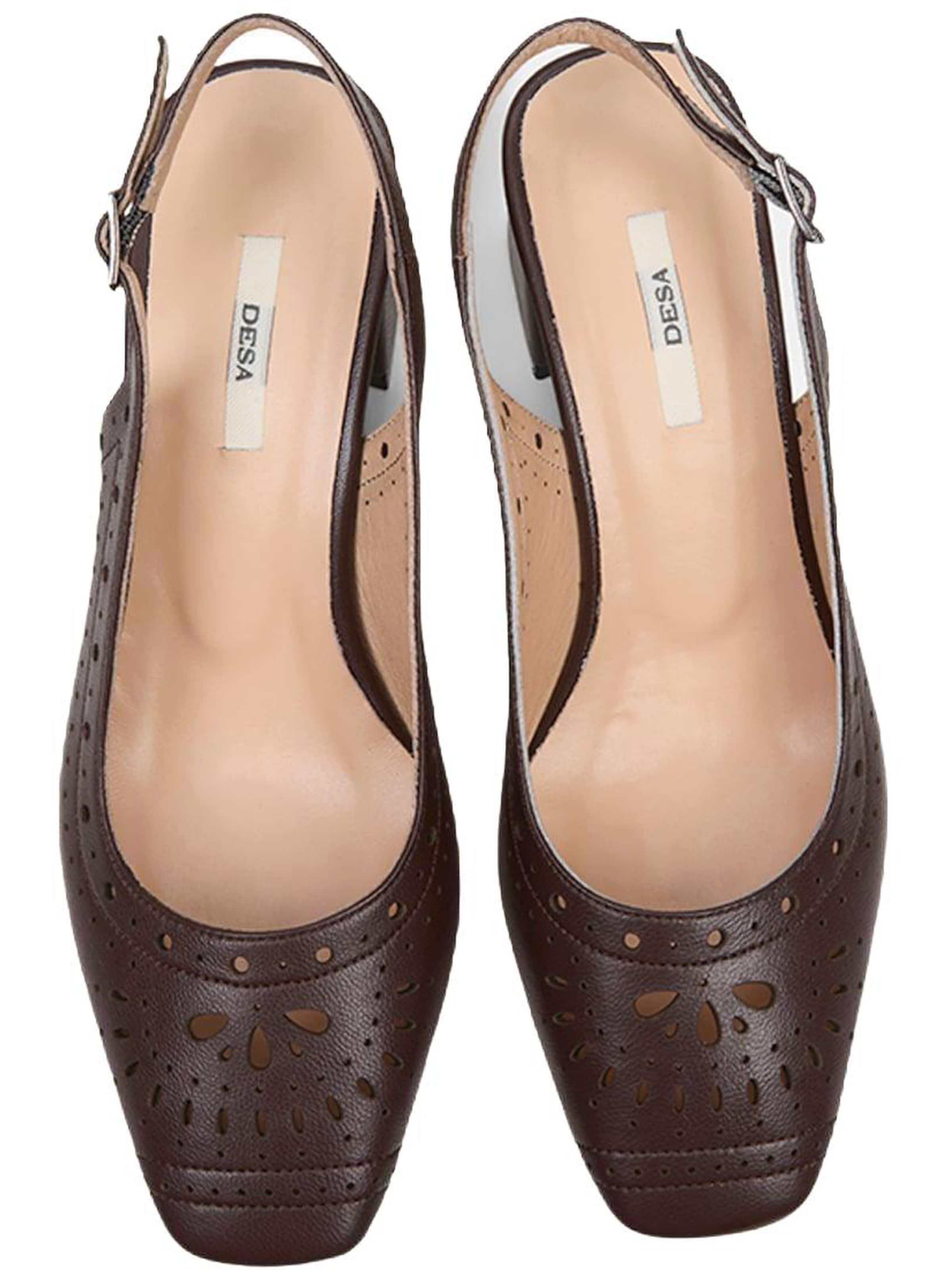 Desa Slingback Pumps in Brown