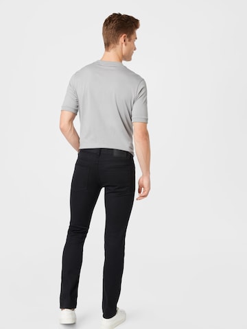 BOSS Orange Slimfit Jeans 'Delaware' in Zwart