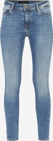 Only Petite Skinny Jeans in Blauw: voorkant