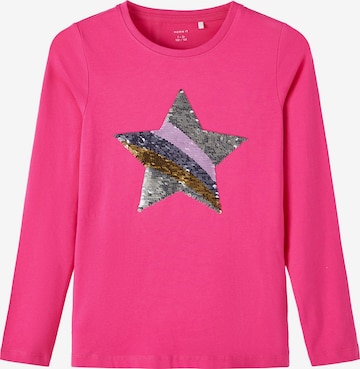 NAME IT - Camiseta 'Bistar' en rosa: frente