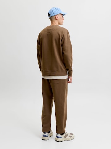 JACK & JONES Sweatshirt 'JJESoho' in Braun