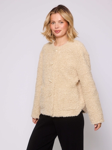 Veste mi-saison South Beach en beige : devant