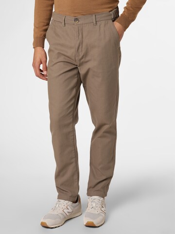 Aygill's Regular Chino Pants in Beige: front