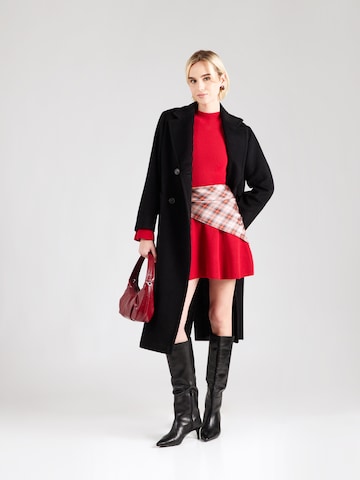 Twinset Плетена рокля в червено