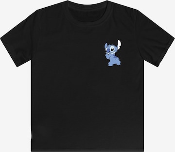F4NT4STIC T-Shirt 'Lilo And Stitch' in Schwarz: predná strana