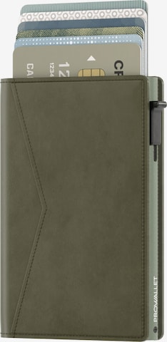 Prowallet Wallet 'Pasjeshouder Slim' in Green: front